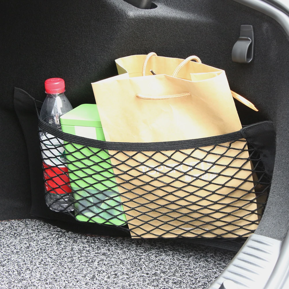 Car Trunk Storage Bag Organizer Seat Back Mesh Net for Geely Emgrand X7 EC7 Atlas Boyue CK2 GC6 Parts LC | Автомобили и мотоциклы