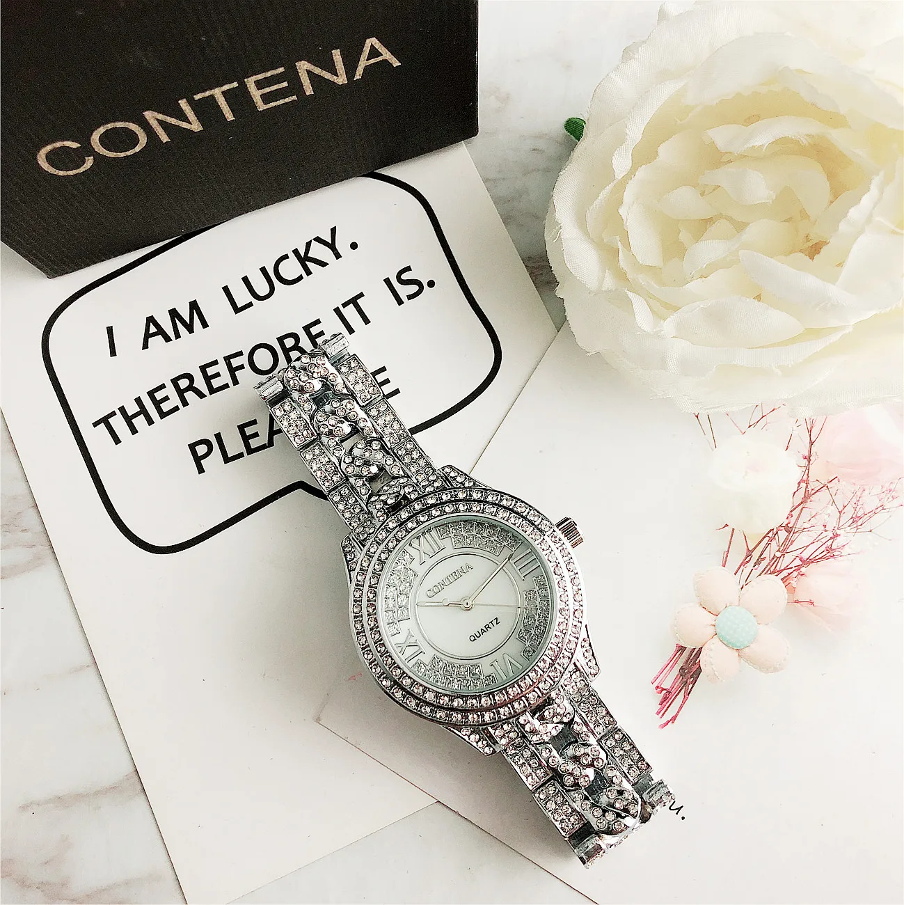 7285ZD три глаза классические Kuang chenna Внутренние Стальные наручные часы для мужчин и