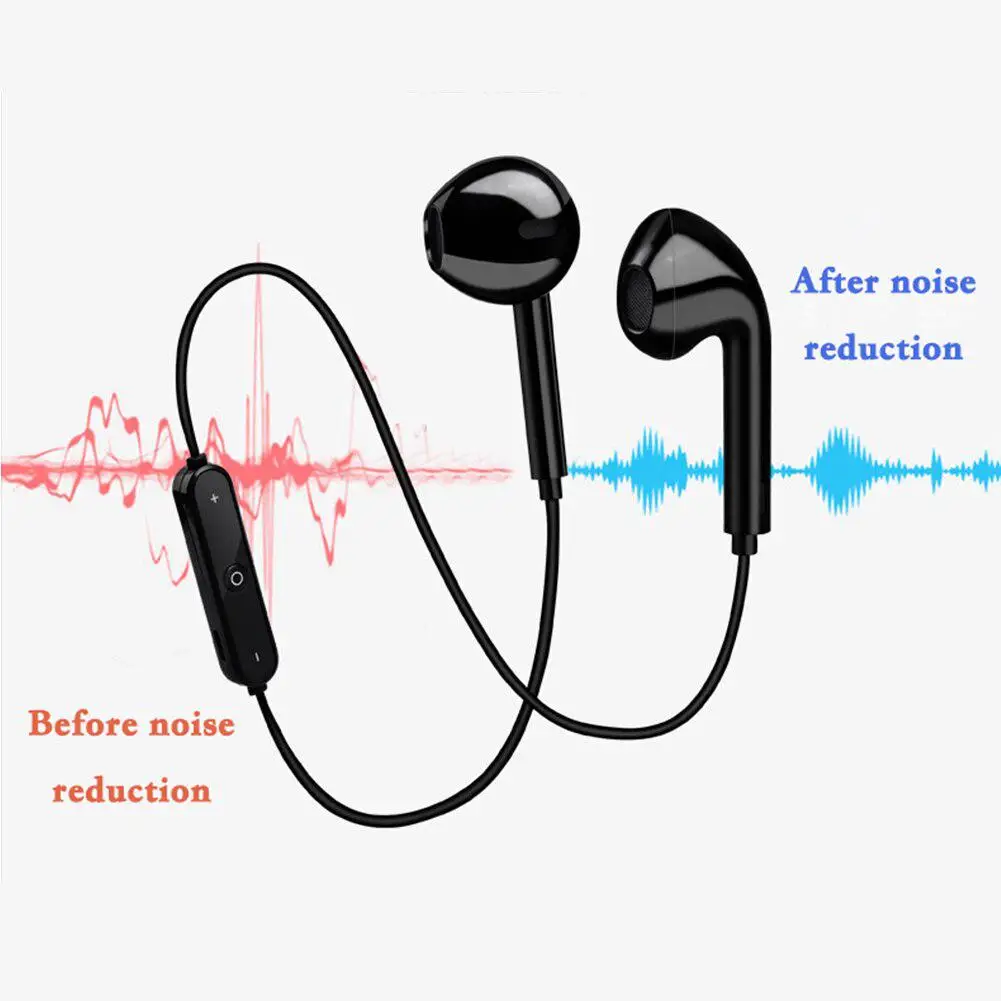 

TWISTER.CK S6 S6 Sport Wireless Headphone Neckband Line-controlled Bluetooth Earphone with Micro Call Volume Control Headphone