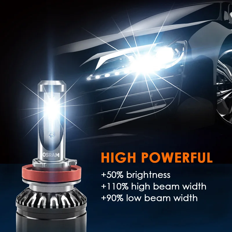 OSRAM СВЕТОДИОДНЫЙ 9012 H1R2 LED riving HL передсветильник в 6000K холодный белый светодиод