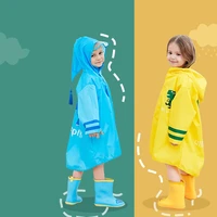 cartoon cute animal raincoat for children primary school suit rain coats windproof portable folding plastic kids rainwear