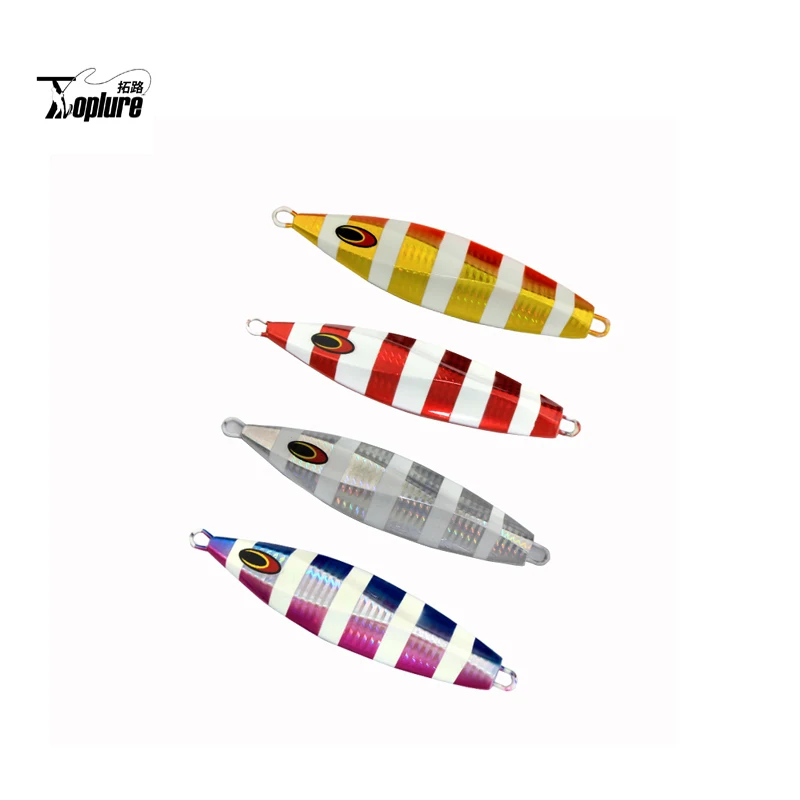 

TL slow Sinking Jigging Lure 200g250g300g noctilucence Laser Artificial Jerkbait pesca Sea metal Fishing Lure