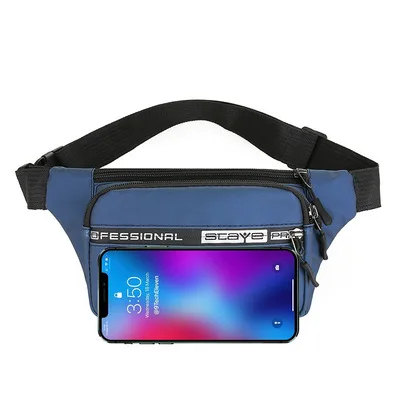 Fashion Men Multicolor Waist Packs Waterproof Running Bag Outdoor Sports Belt Bag Riding Mobile Phone Fanny Pack Gym Belt Bags images - 6