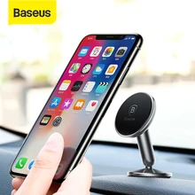 Baseus Magnetic Car Phone Holder Cell Phone Stand Holder for Mobile Phone in Car Universal Holder for iPhone X 8 Samsung Xiaomi