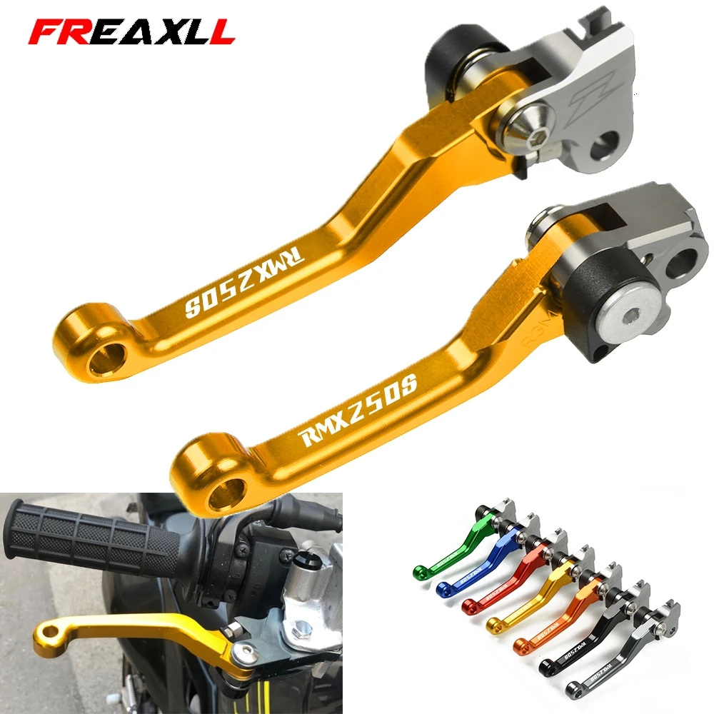 

Мотокросса CNC Алюминиевый велосипед грязи Pit велосипед поворотный рычаг тормоза сцепления рычаги для SUZUKI RMX250S RMX 250S 1993-1995 1994