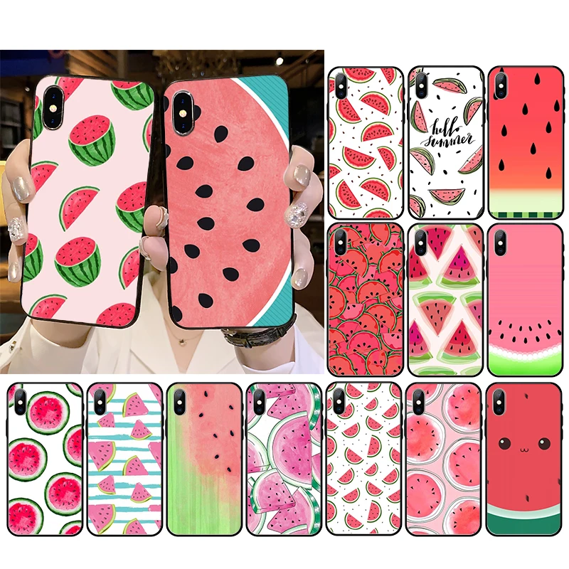 

Summer Fruit Watermelon Phone Case For iPhone 12mini 12 11 ProMax XS MAX XR SE2 8 7 6 6S Plus X 5S SE