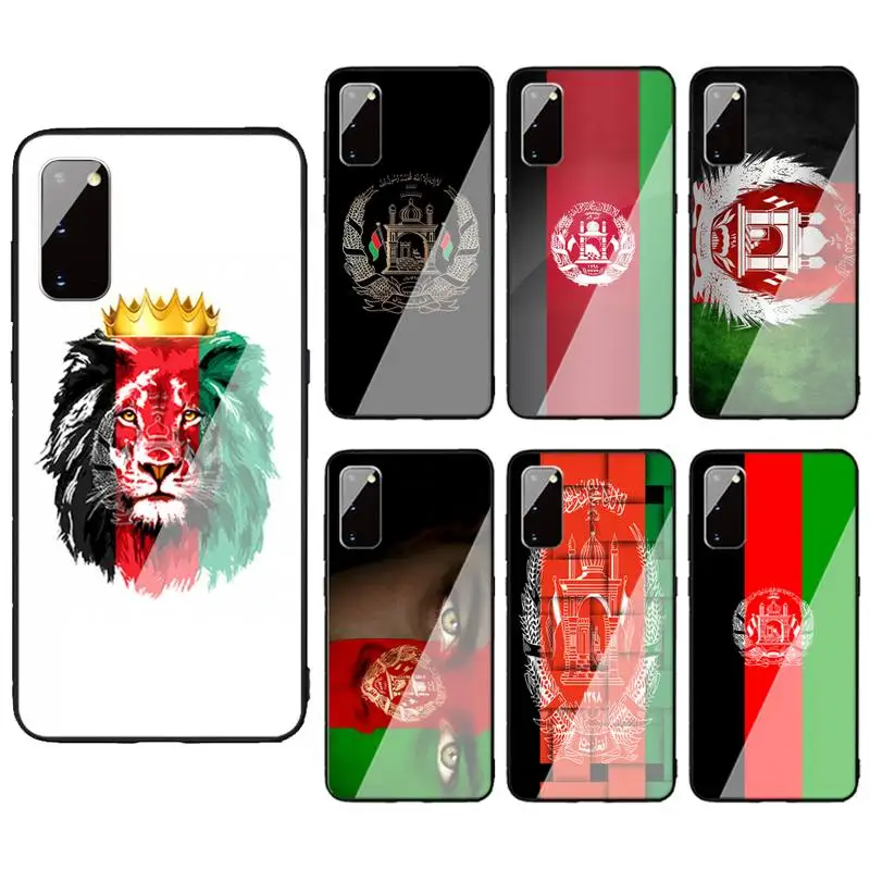 

Afghan Afghanistan Flag Phone Case Glass For Samsung Note 8 9 10 Pro A7 2018 Caps S 6 7edge 8 9 10e (lite) 20 Plus Ultra