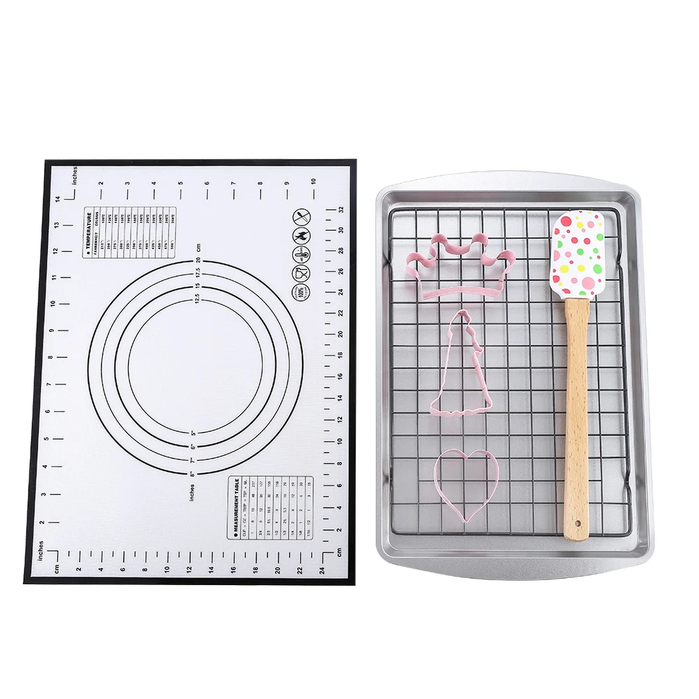 

Набор силиконовых форм для выпечки, охлаждающая решетка