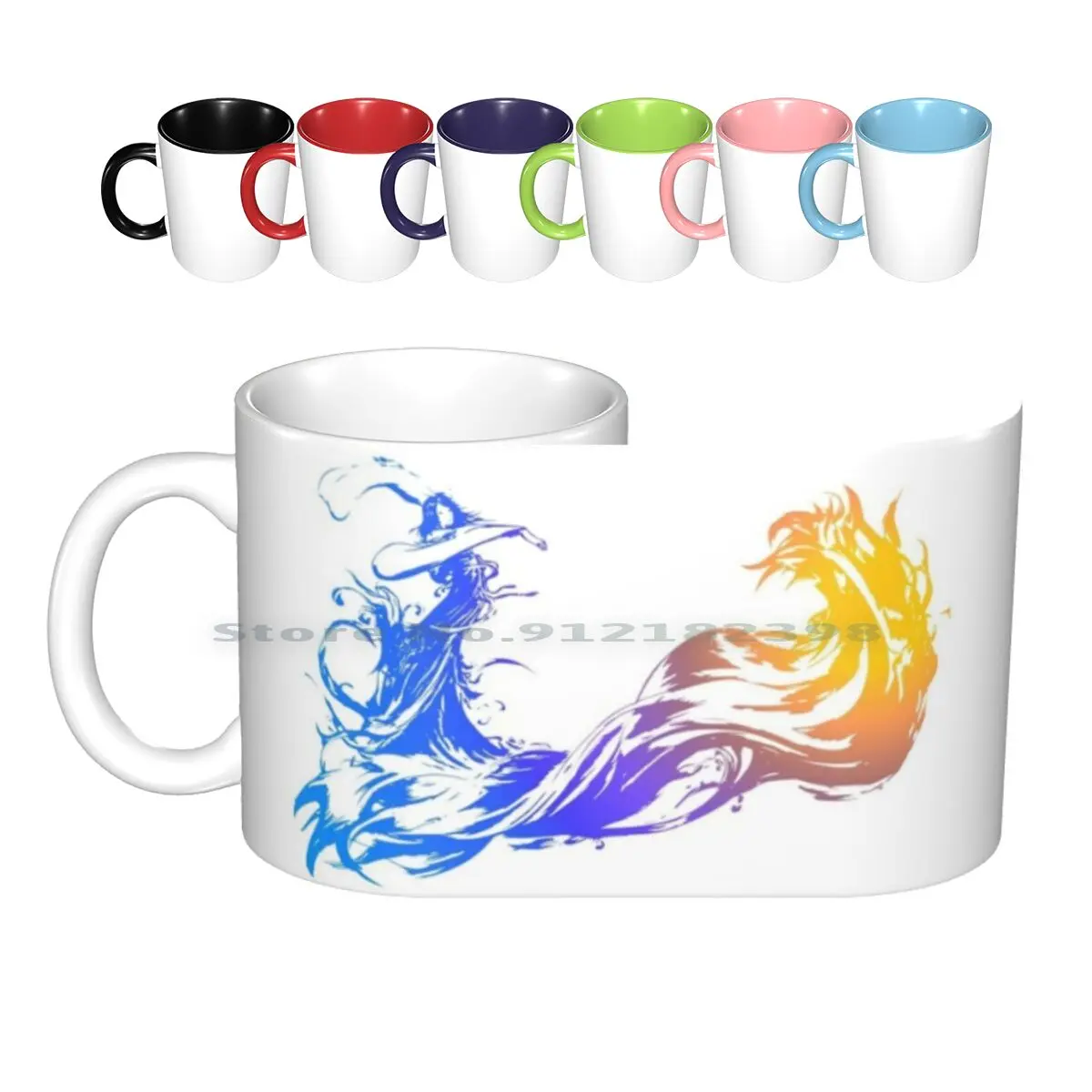 

Final Fantasy X Logo Artwork Ceramic Mugs Coffee Cups Milk Tea Mug Final Fantasy Final Fantasy X Ff10 Ffx Final Fantasy 10 X 2