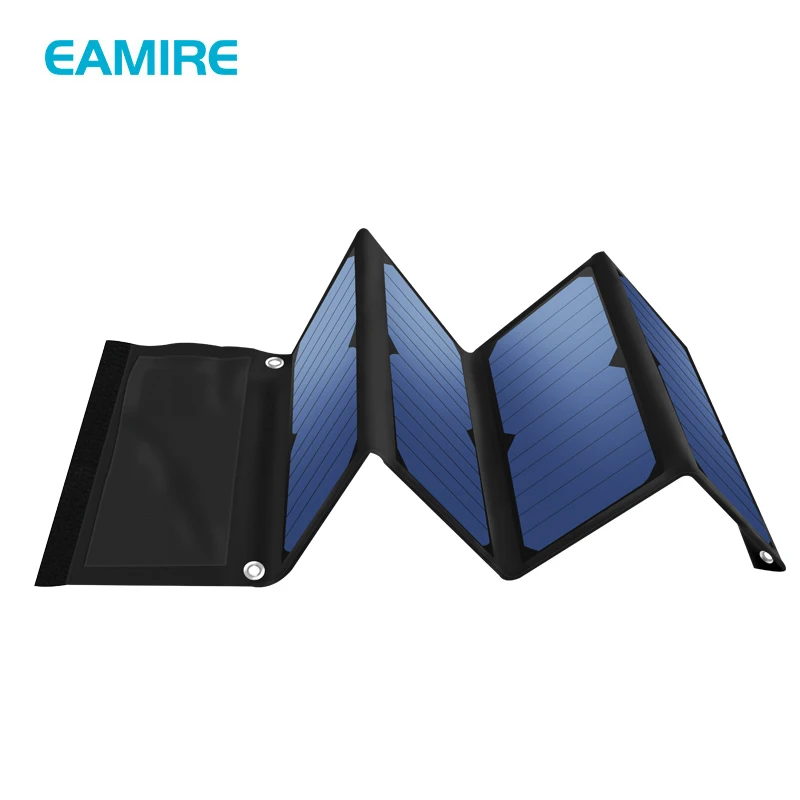 

28W Solar panel Waterproof sunpower fabric portable foldable blanket folding solar panel for Climbing the mountain