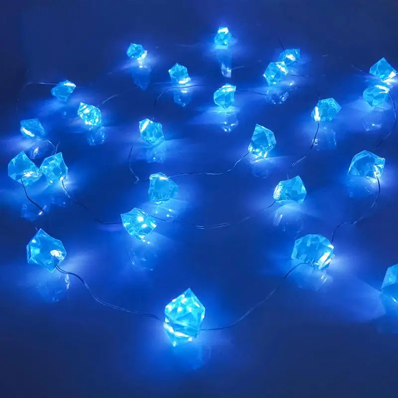 Флюоритовая гирлянда 8 режимов освещения таймер удаленный медный провод лампа