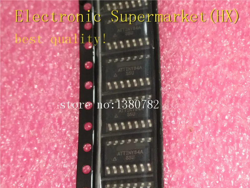Бесплатная доставка новый оригинальный 10 шт./лот ATTINY84A-SSU ATTINY84A лапками