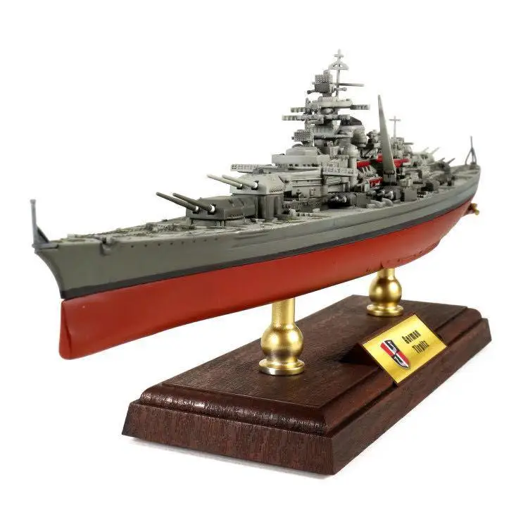 Литая модель корабля Tirpitz времен Второй мировой войны 1/700 года | Игрушки и хобби