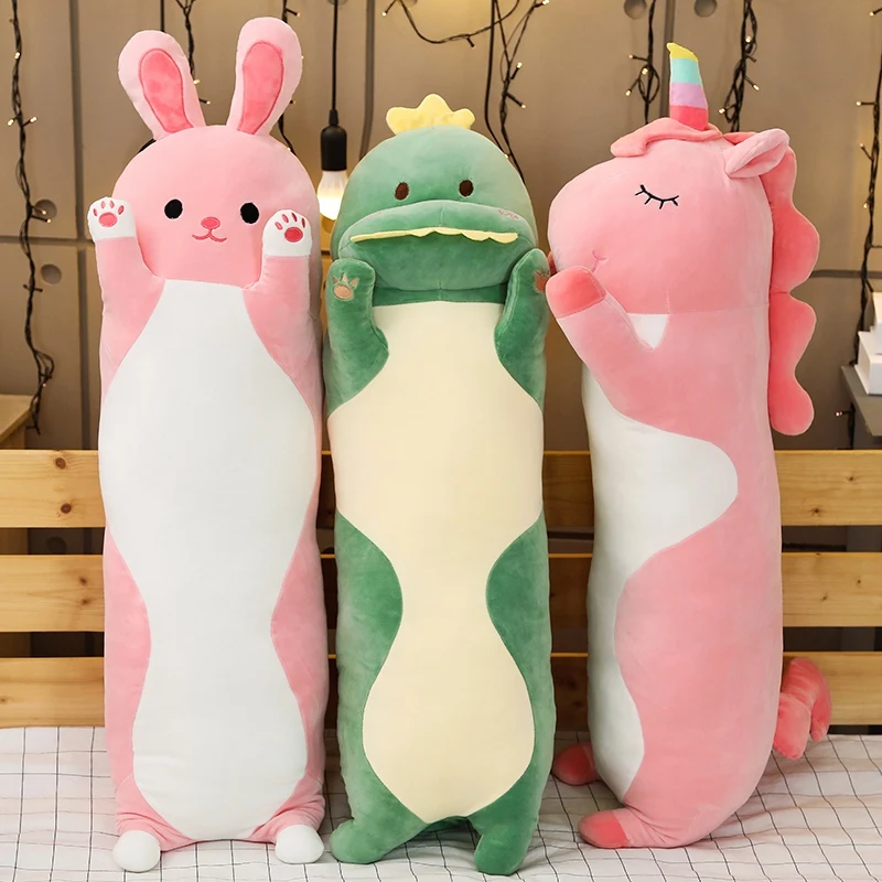 

The Cat Sleep Pillow Long Pillow Girl Lazy Person Bed on the Big Comfortable 50-110cm Doll Toy Kids Gift