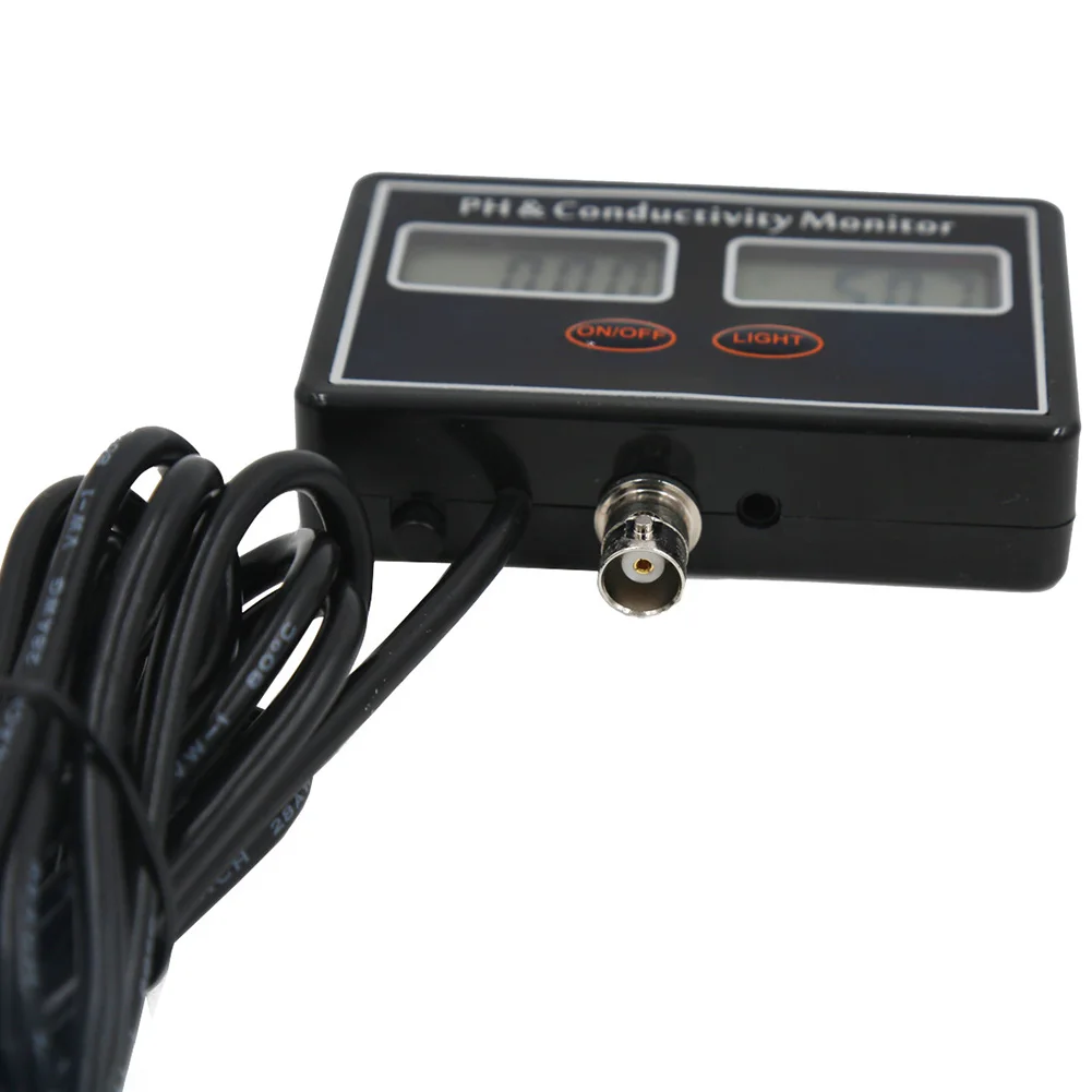 

Water Quality Tester PH EC Home LCD Screen Digital Display Portable Conductivity Monitor Pond Measuring Tool Online Easy Read