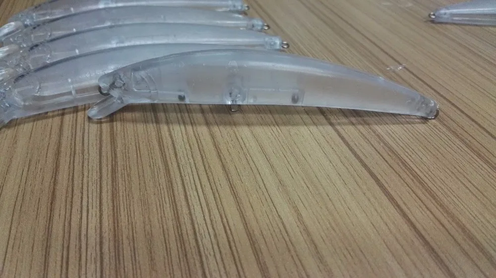 10 шт. Неокрашенная кренкбейт рыболовная приманка корпус 5 1/2 дюйма унции пустые