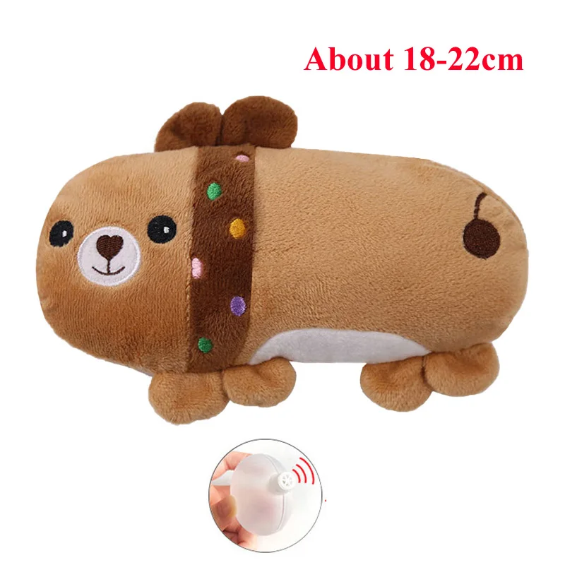 Милые плюшевые игрушки для собак мягкая пищащая кость рыба кошка звуковая собака