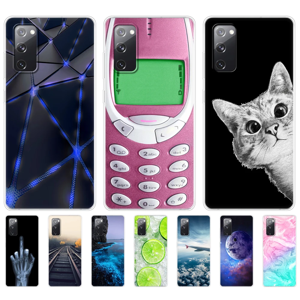 Чехол для Samsung Galaxy S20 FE мягкий силиконовый чехол-бампер из ТПУ 6 5 дюйма fe GalaxyS20 S20FE