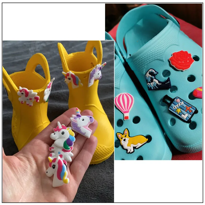 24 шт./лот Симпатичные кофейные кактусы из кокоса ПВХ подвески для обуви