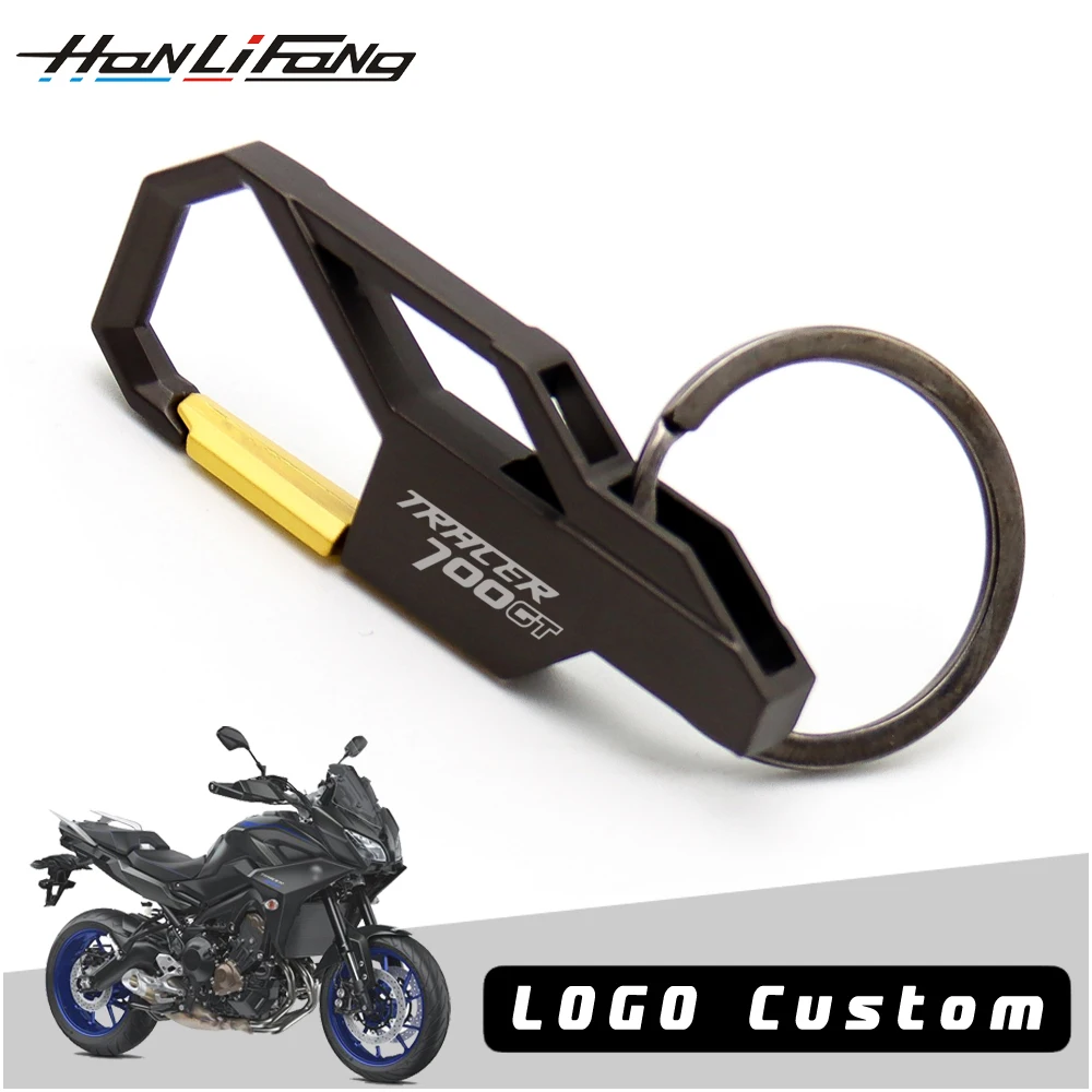 

For YAMAHA Tracer 700GT Tracer 900GT Motorcycle Keychain Custom Metal Keyring Tag KeyDecorative Hooks Personal Accessories