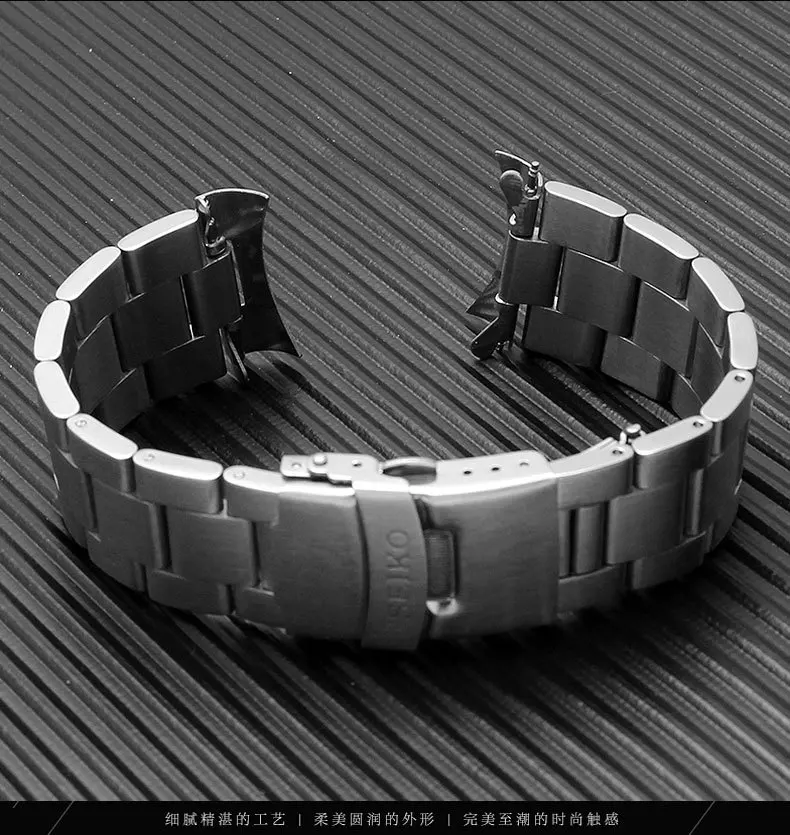 

Watch Band for SEIKO SKX009 007 175 173 series Watch Accessories Strap 20mm 22mm 24mm Solid Stainless Arc Chain Watch Strap