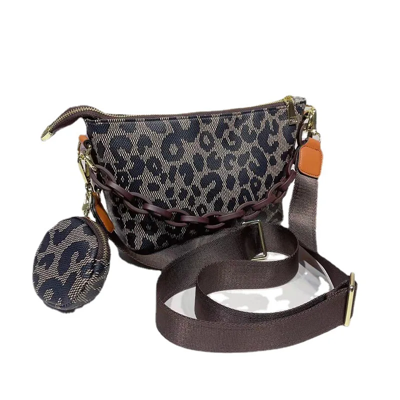 

women fashion PVC samll leopard crossbody bag for female cool casual novelty trendy shoulder handbag