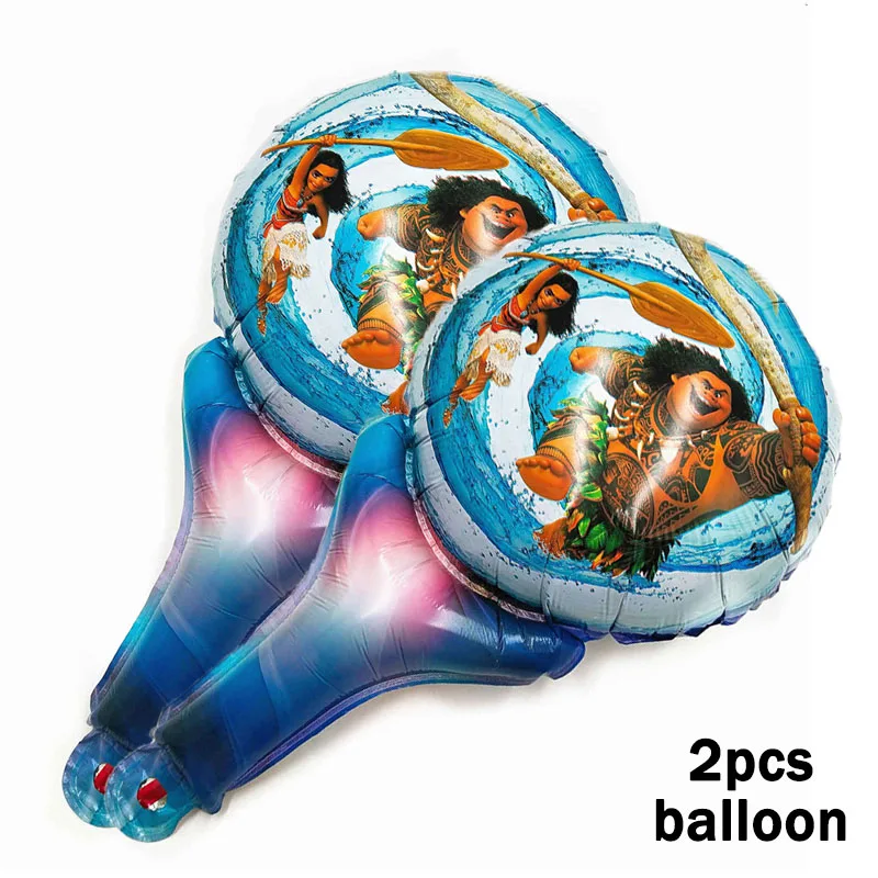 2Balloon 6 шт./компл. Забавный Моана товары для вечеринки Бумага коробка конфет Дети День рождения украшения душа ребенка Moana бумажные коробки вечерние свадебные сувениры - Цвет: 2Balloon