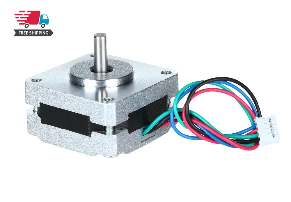 

ACT nema16 stepper motor 39x39x20mm 0.4A 16HS2404L14.5P1-X