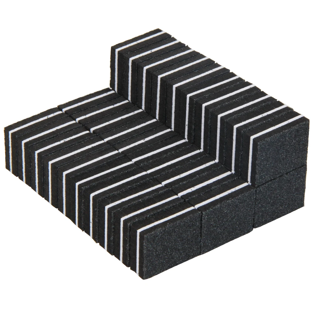 Полировальный блок 50 шт./лот для ногтевого дизайна губка наждачная бумага пилка