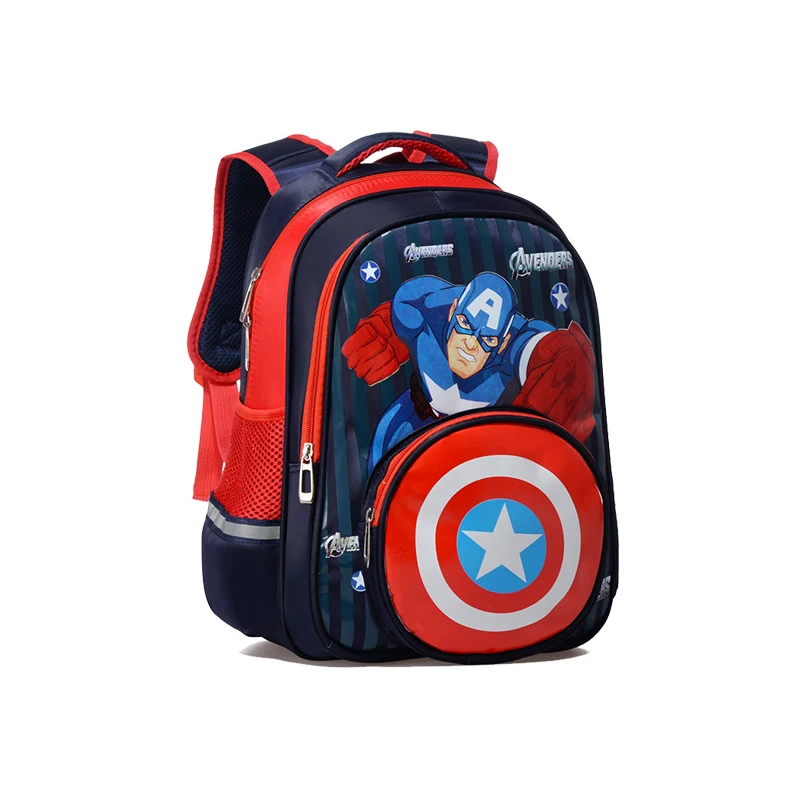 Детская школьная сумка Marvel с рисунком Человека-паука Капитана Америки модная