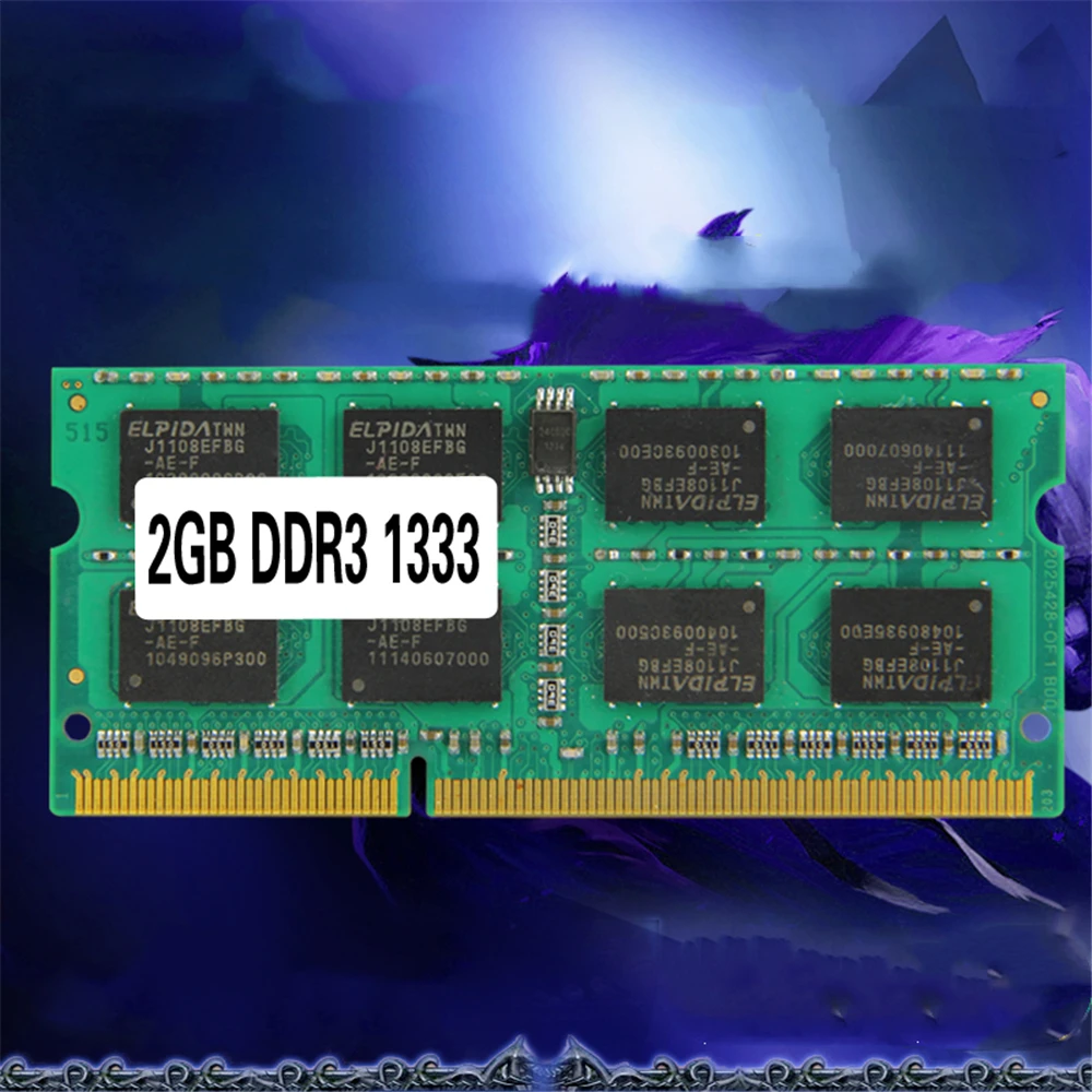 Ноутбук с оперативной памятью в SO DIMM PC3 10600 DDR3 1333 МГц 204PIN 2 ГБ/4 ГБ/8 Гб DDR для