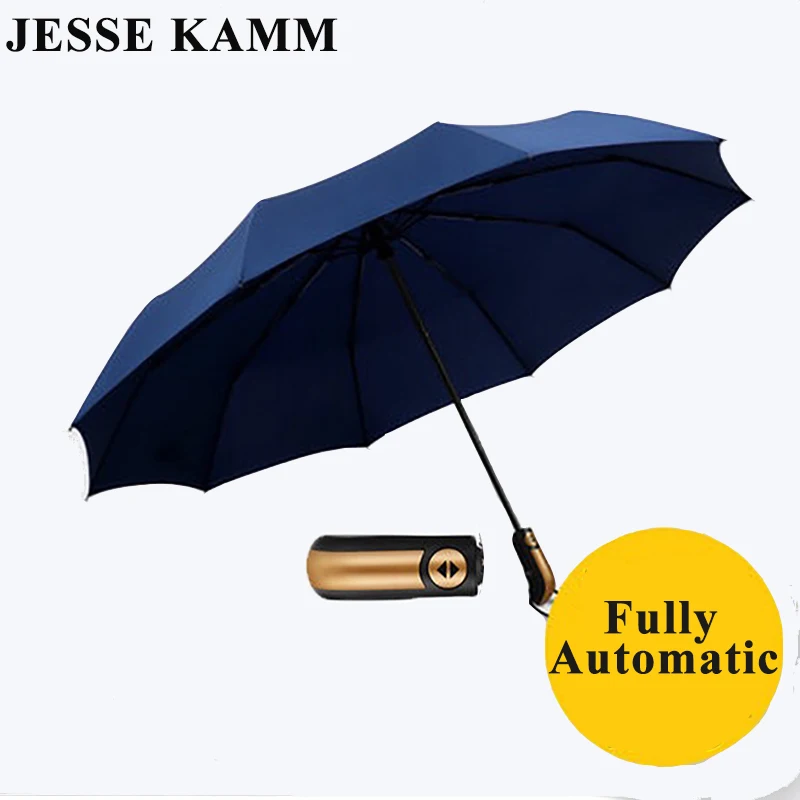 Зонт от дождя мужские водонепроницаемые полностью автоматические нежный Для