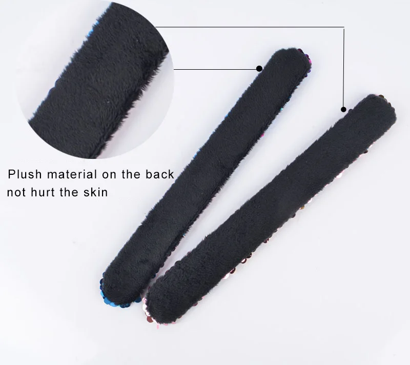 Двусторонний браслет Русалка с блестками два цвета вечерние браслеты