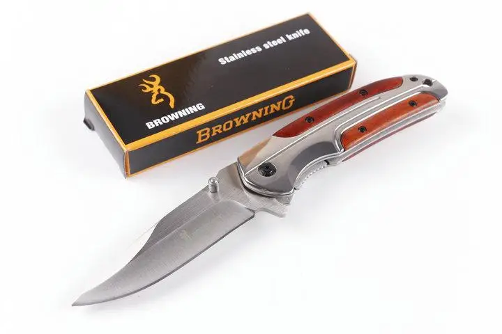 Нож Browning DA43 титановый складной нож 3Cr13 с деревянной ручкой тактический Походный