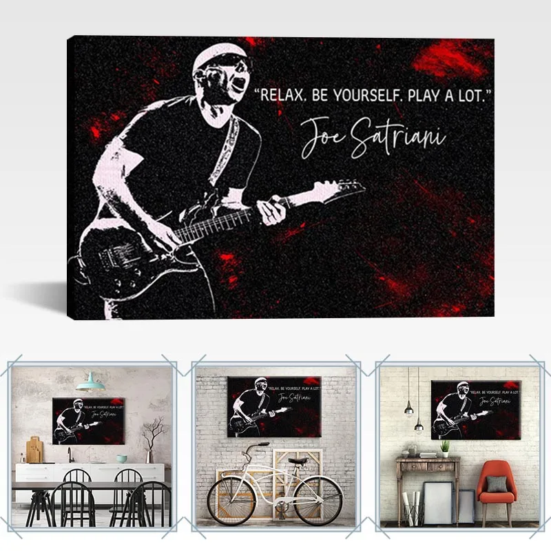 

Canvas Print Joe Satriani Poster Decorative Picture Modern Wall Art Paintings Home Decor No Frame