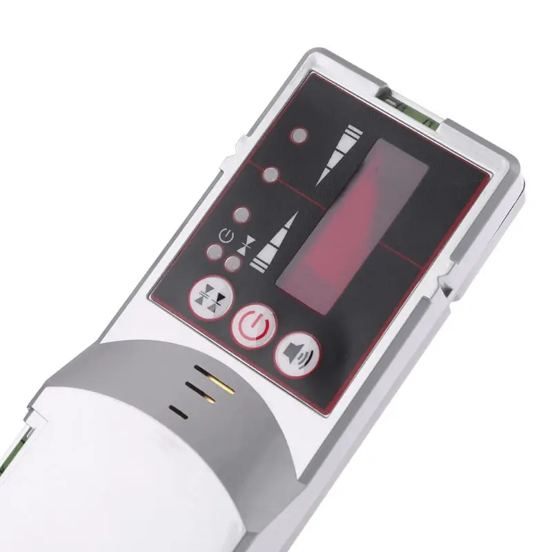

Level Detector Red Beam Light 635nm Cross Line Outdoor Receiver with Clamp