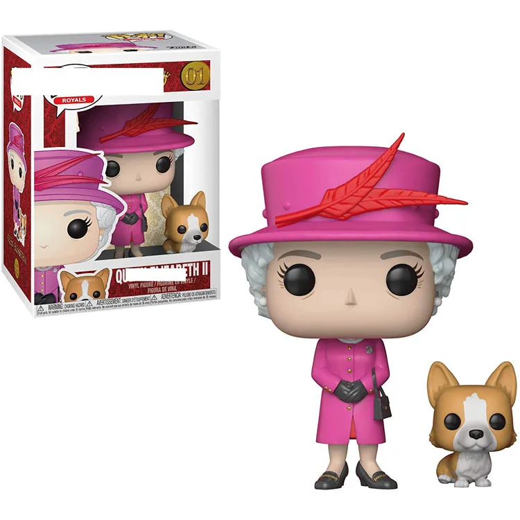 

1 Pop Film and Television Movie Surrounding Handmade Toy Queen Elizabeth II 01
