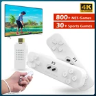 Игровая консоль 4K HD, 30 встроенных соматосенсорных игр, мини-Ретро игровая консоль, беспроводной контроллер с 800 ретро-играми, подарок для детей