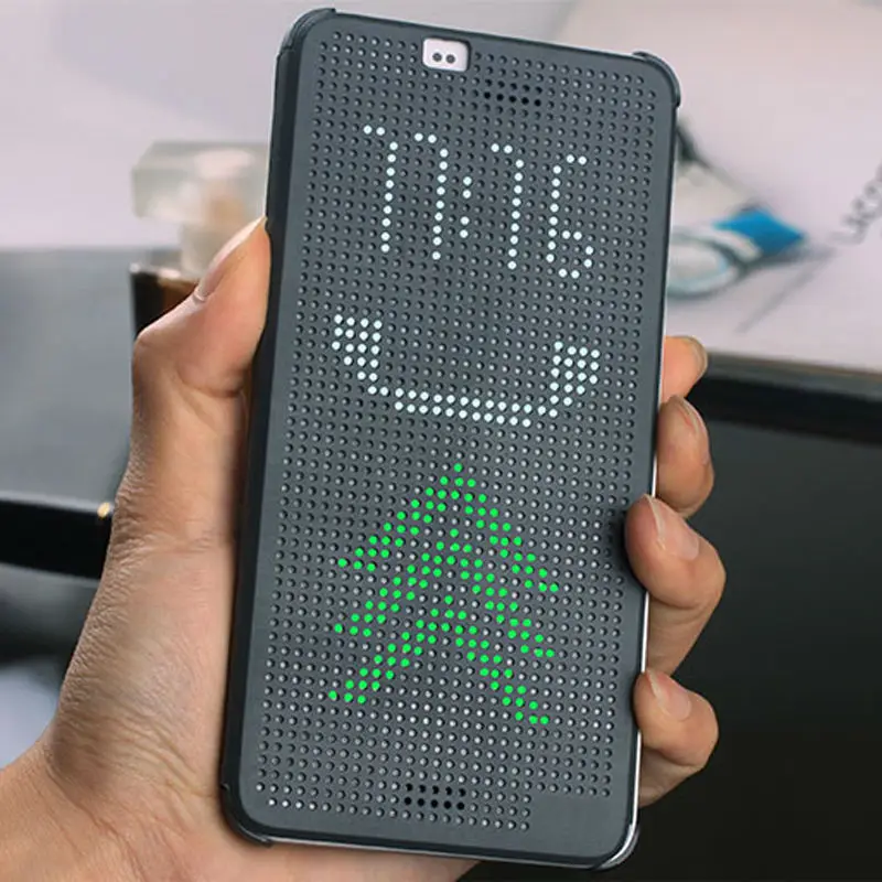 Умный силиконовый флип чехол Магнитный для HTC One A9 A 9 Desire 626 626G 626W G W 628 628G HTC626 Dot View