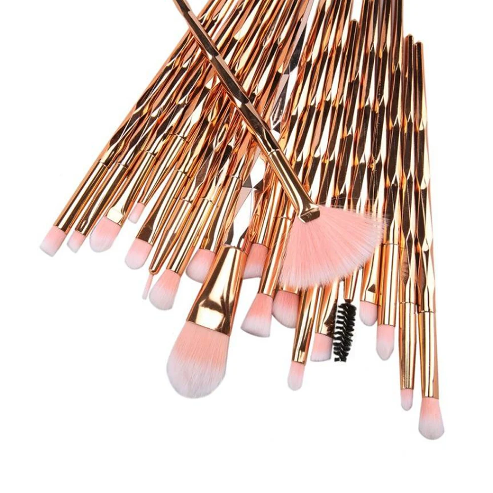 Набор кистей для макияжа кисти глаз 20 шт./компл. Алмазная кисть теней век