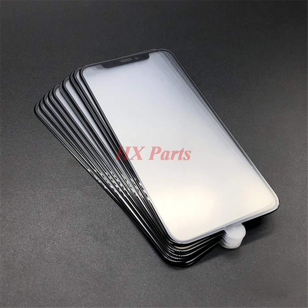 1 компл. Внешнее стекло для фронтального экрана с OCA + рамка в сборе iPhone X XS max 11 PRO MAX