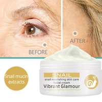 vibrant glamour snail anti wrinkle face cream whitening freckle shrink pores acne treatment scar removal moisturizing skin care