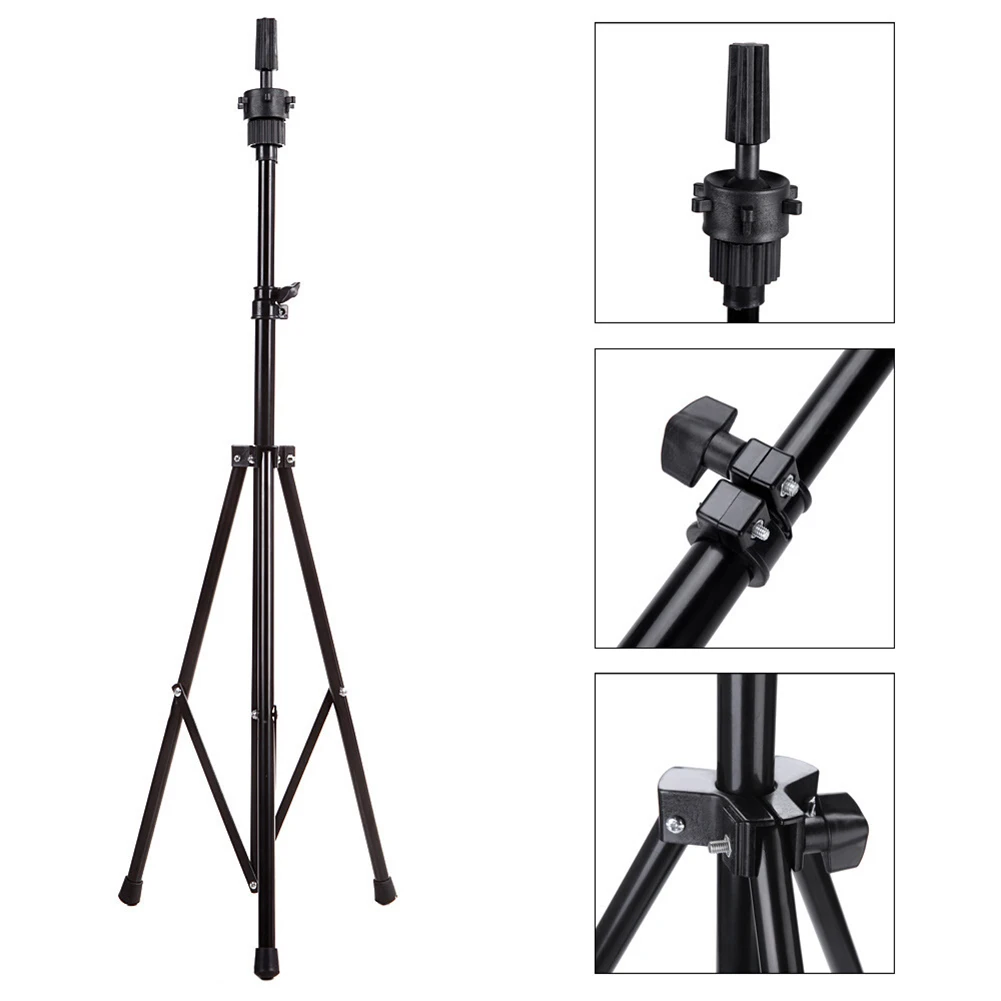 

Adjustable Tripod Stand Holder Mannequin Head Tripod Hairdressing Training Head Holder Top Selling Hair Wig Stands Tool