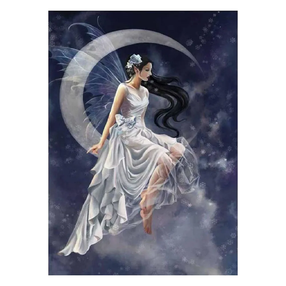 Cross Stitch Kits Stamped DIY 11CT Fairy Printed Eco-cotton Thread Embroidery Needlework Sets Home Wall Hanging Decor | Дом и сад