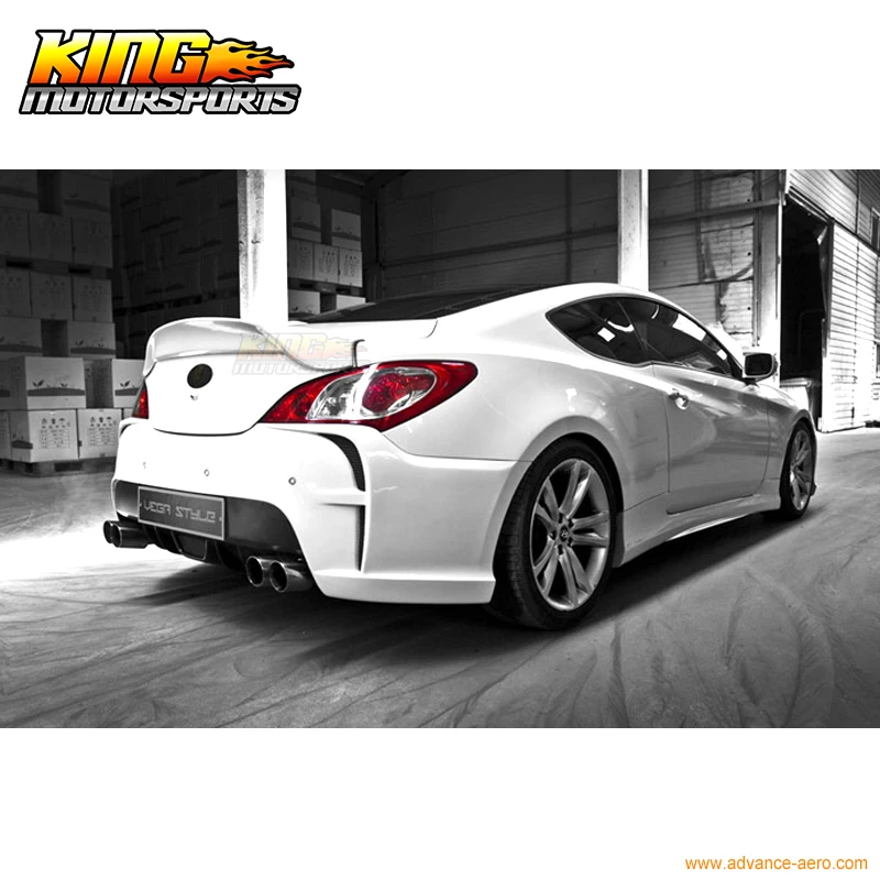 Подходит для 10 11 hyundai Genesis 2Dr купе комплект кузова крышка багажника спойлер