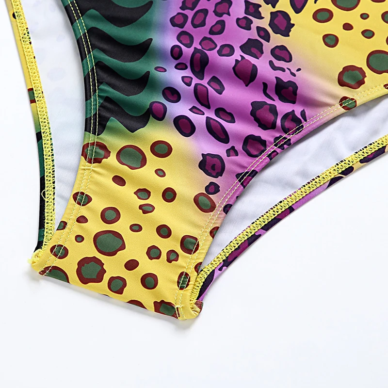 

2 Piece Swimsuit Women Bikini High Waist Sexy Swimwear Backless Bathing Suit Tankini Summer Beach Wear Female Biquini -40