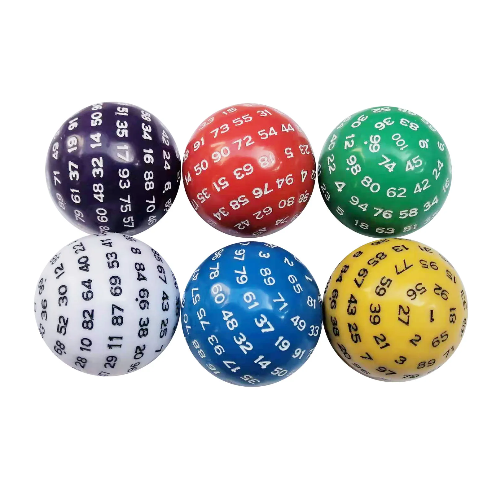 

D100 Multi Sided Acrylic Dices 100 Sides Polyhedral Dice for Table Board Game Role Playing Game Bar Club Party D100 Game Dice