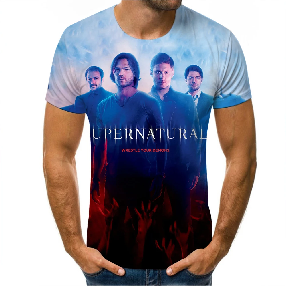 

Large Men T-shirt Movie Role Theme 3D Printing T-shirt Boys And Girls Street T-shirt Fashion Casual Boys Loose Oversize T-shirt