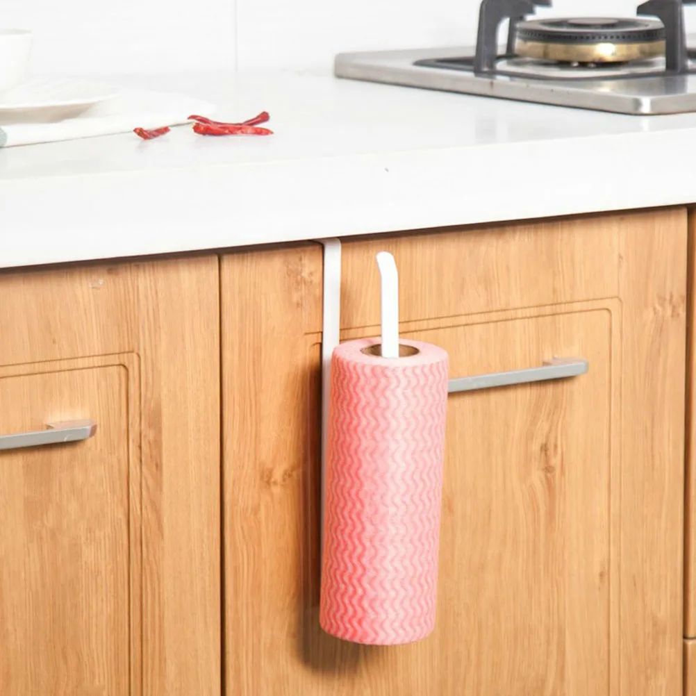 

Hanger Tissue Roll Towel Rack Bathroom Toilet Sink Door Hanging Organizer Storage Hook Holder Kitchen Paper Holder