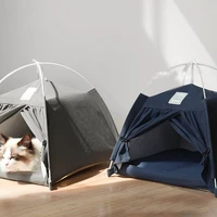 portable cat bed foldable pet tents waterproof folding outdoor portable small dog tent cat tent cozy cave house pet supplies
